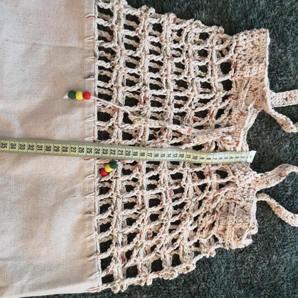 handmade crochet multi purpose 100% cotton bag - Picture 2 of 4